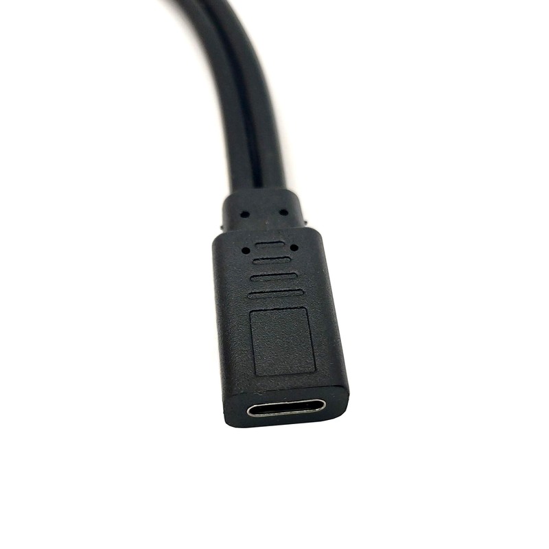 Qaoquda USB C Splitter Charge Cable,1 Feet USB Type C