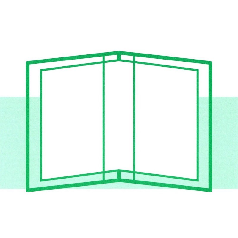 コクヨ カードケース ソフトカードケース W 軟質 二つ折り A4-S型 クケ-84