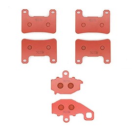 MEXITAL Front and Rear Brake Pads for Z 1000 ZR 1000 (10-18) / ZX 1000 Ninja 1000 (11-15) / ZX 10 R (08-10)