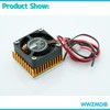 WWZMDiB 12V 40x40MM TEC1-12706 Semiconductor Refrigeration Kit（1 TEC1-12706+1 Heatsinks+1 Fans）