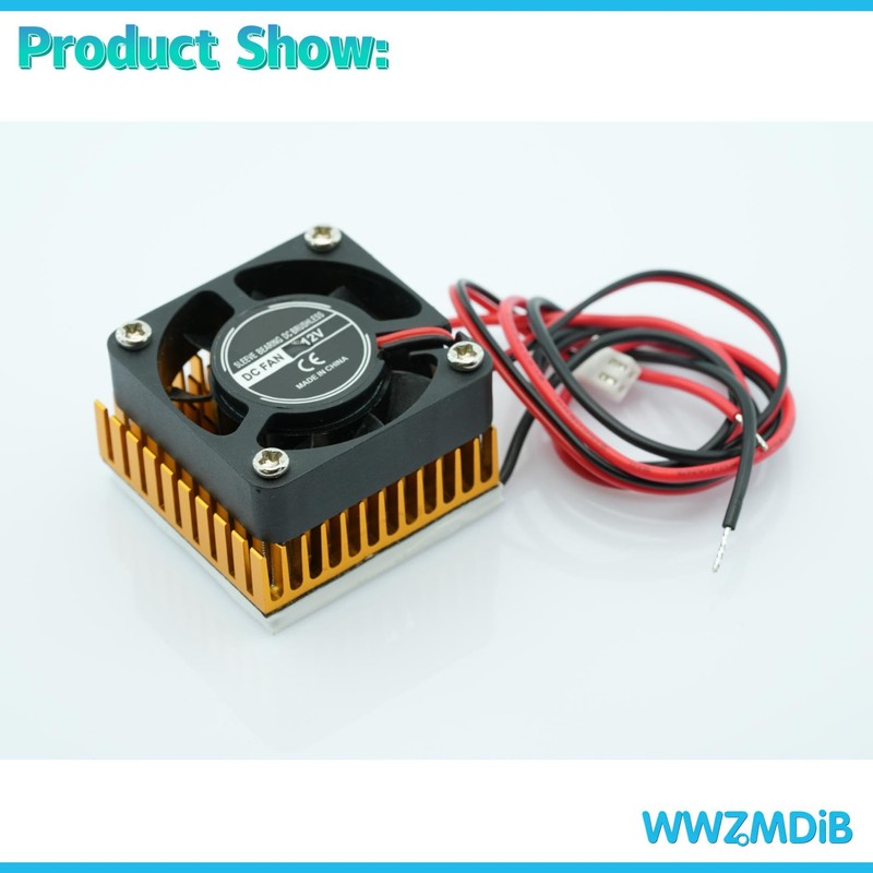 WWZMDiB 12V 40x40MM TEC1-12706 Semiconductor Refrigeration Kit（1 TEC1-12706+1 Heatsinks+1 Fans）