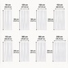 Clear PEVA Shower Curtain Liner for Bathroom – Waterproof Design