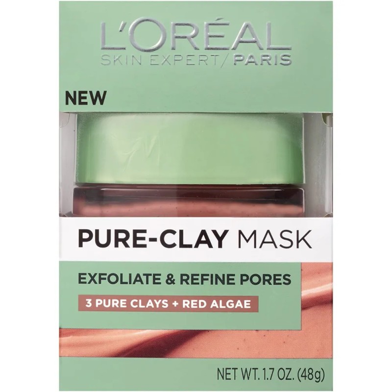 L'oreal Skincare Pure Mascarilla Facial Algas Rojas 48g