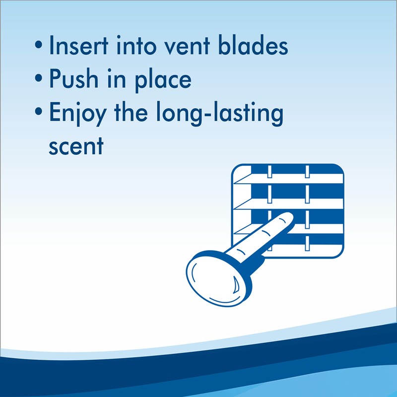 Car Air Freshener, Odor Eliminator, Set of 4 Auto Vent