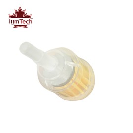 IllmTech – Universal Inline Fuel Filter (10 Pack) Suitable for 6mm (1/4 Inch) to 7.5mm (5/16 Inch) Gasoline Pipes – For Variety of Autos and Tools (Lawn Mowers, Snowmobiles, Motorcycles, Snowblowers)