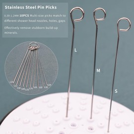 Shower Head Cleaning Brush Tool, Small Crevice Cleaning Brush Anti Clogging for Bathroom Pipe & Car Washers