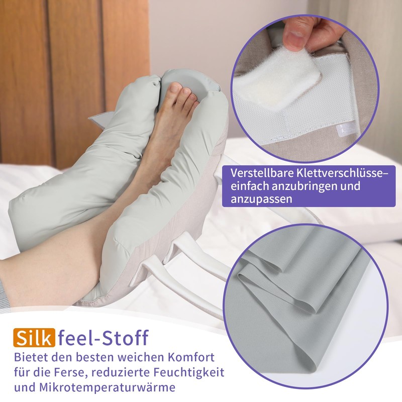 Ehucon Heel Protector, Pressure Point Cushion, Foot Cushion for Bedridden