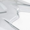 Motorcycle Windshield Deflector with Bracket Double Bubble Windscreen Fit for