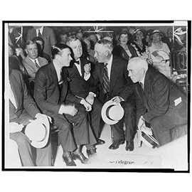 HistoricalFindings Photo: Alfred E. Smith,Mayor James J. Walker,Judge Daniel F. Cohalan,James Dooling,1932