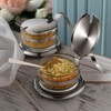Honeydak 2 Set Stainless Steel Endurance Salt Server with Spoon