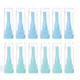 12Pcs Green and Blue Hard Contact Lens Remover Tool for RGP and Scleral Lenses Portable Eye Contact Remover Plunger for All