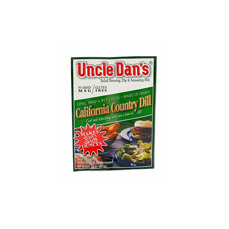 Uncle Dan's California Country Dill | Singles Packet – 0.75oz