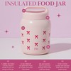 Paris Hilton Stainless Steel Food Jar, Double Wall Vacuum Sealed
