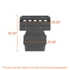 Hooke Road Front Skid Plate Textured Black Steel Offroad Accessories