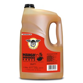 Mr Wings Mango Habanero Sauce 1 Gallon (128 Fl Oz). Unparalleled combination of mango pulp and natural habanero.The favorite for wing lovers. Big sauce bulk.