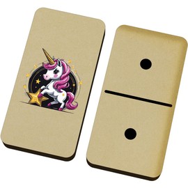 'Unicorn Riding And A Star ' Domino Set & Box (DM00041261)
