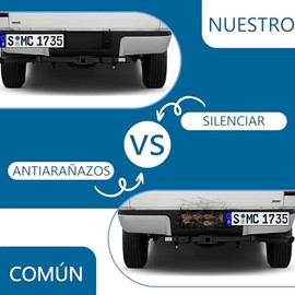 Kit de tornillos antirrobo para matrícula,Tornillos antirrobo de acero inoxidable,Con herramienta de instalación,apto para matrícula de coche, furgone