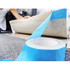 WOD DCCT110W Double Sided Carpet Tape, 3 inch x 25 yds. Heavy-Duty Tack, Residue Free, for Convention & Trade Shows Indoor/Outdoor Rugs