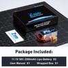 Zeee 3S Lipo Battery 2200mAh 11.1V 50C Shorty Pack Battery