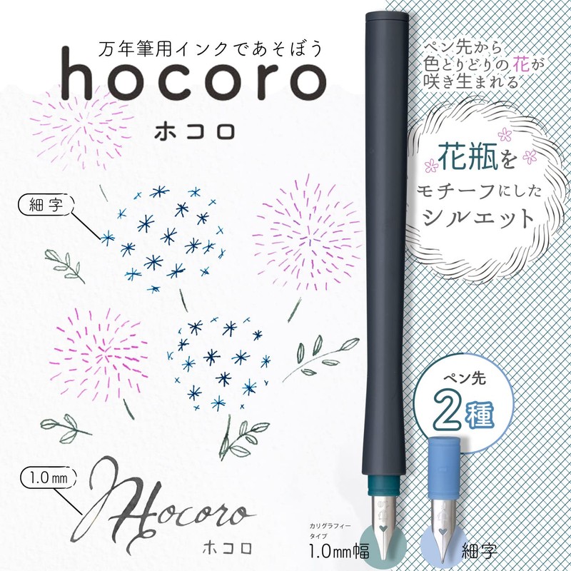 Sailor Fountain Pen Hocoro Double Gray Fine Point 1.0mm Wide