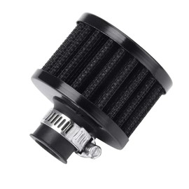 Mintice 12mm Mini Black Universal Car Motor Cone Cold Clean Air Intake Filter Turbo Vent Vehicle