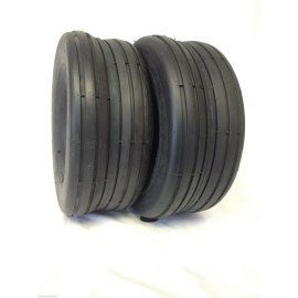 Tiresave 2 16x6.50-8 Deestone Rib Tire 4ply Lawn Mower Garden Tractor 16/6508 166508