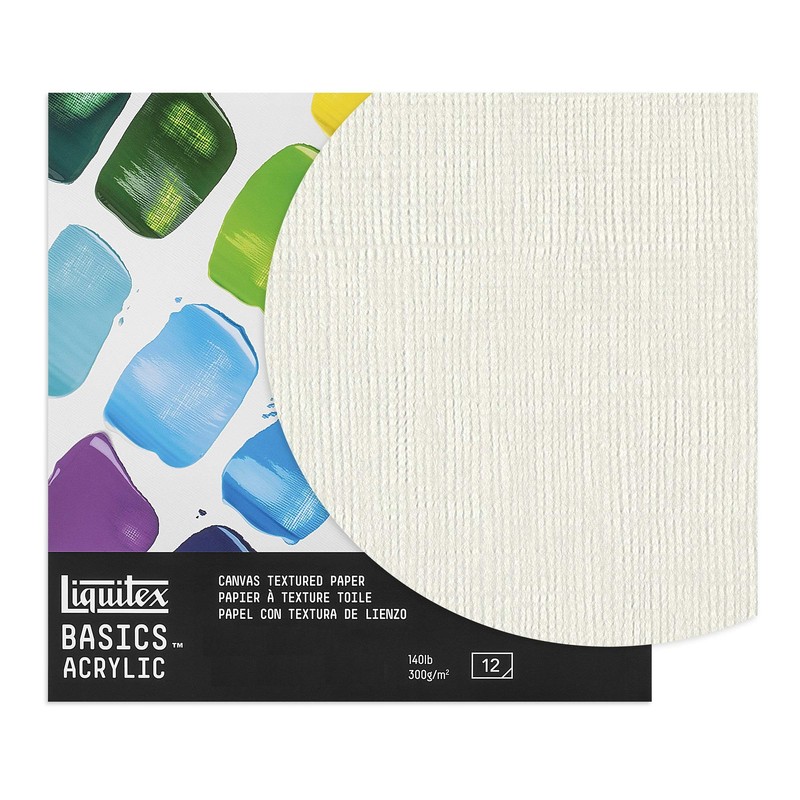 Liquitex Basics Blocco Carta Finitura Tela 300 g - A5