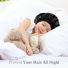 3 Pcs Bonnet for Kids, Silk Bonnet for Sleeping, Satin