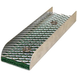 Sluice Fox Pocket Gold Sluice Box - 12 inch Portable Aluminum Alloy Mini Sluice Box with Miner's Moss and V Matting - Prospecting Sluice for panning Tool Kits