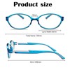 Reading Glasses for Women Blue Light Blocking Oval Computer Readers