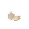 Orna Organic Shampoo Brush Scalp Massage Ergonomically Developed S-Shaped Hook