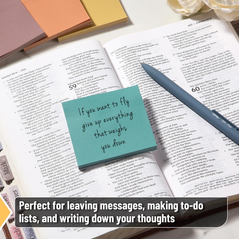 Mr. Pen- Sticky Notes, 3”x3”, 12 Pads, 600 Sheets, New