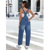 MAOECO Barrel Overalls Denim Jumpsuits for Women Casual Loose Baggy