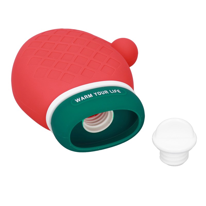 Silicone Hand Warmer Water Leakage Resistance Scaldproof Christmas Hat Gloves