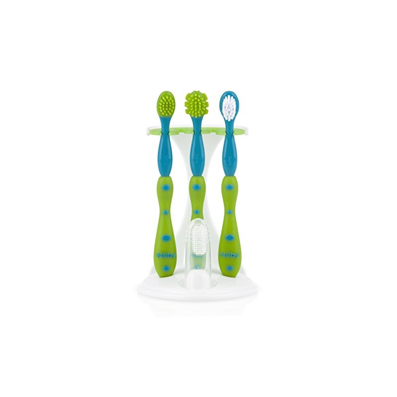 Nuby Sistema de Higiene Bucal 3 Etapas para Bebé, 0