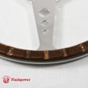 14'' Classic Riveted Wood Grain Steering Wheel Restoration MGB Midget