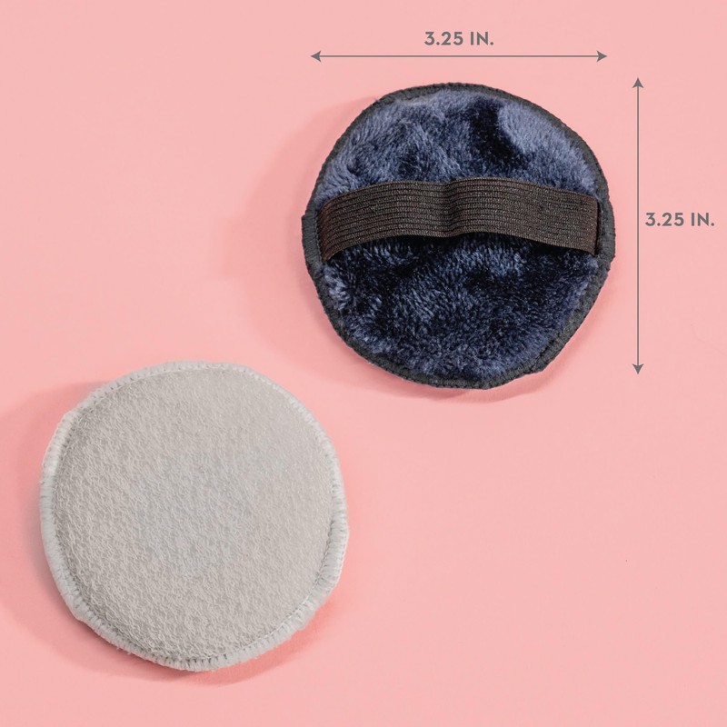 S&T INC. Face Scrubber, Dual-Sided Face Exfoliator with Elastic Strap,