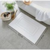 TEXTILESY 2 Piece 100% Cotton Bath Mats Luxury Terry Towelling