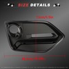Wanzuwbip Fog Light Cover Trim Kit Fit for Civic Hatchback
