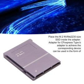 CFexpress Type B Card to NVME M.2 2230 SSD Adapter, CFexpress Card Type B Adapter for Nikon Z6/Z7/Z9, CFexpress Type B to NVMe Adapter for R3/R5