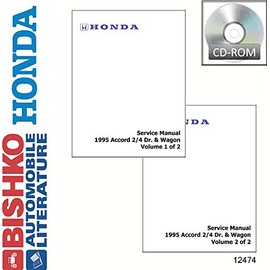 bishko automotive literature Shop Service Repair Manual CD Engine OEM for 1995 Honda Accord 2/4 Dr. & Wagon
