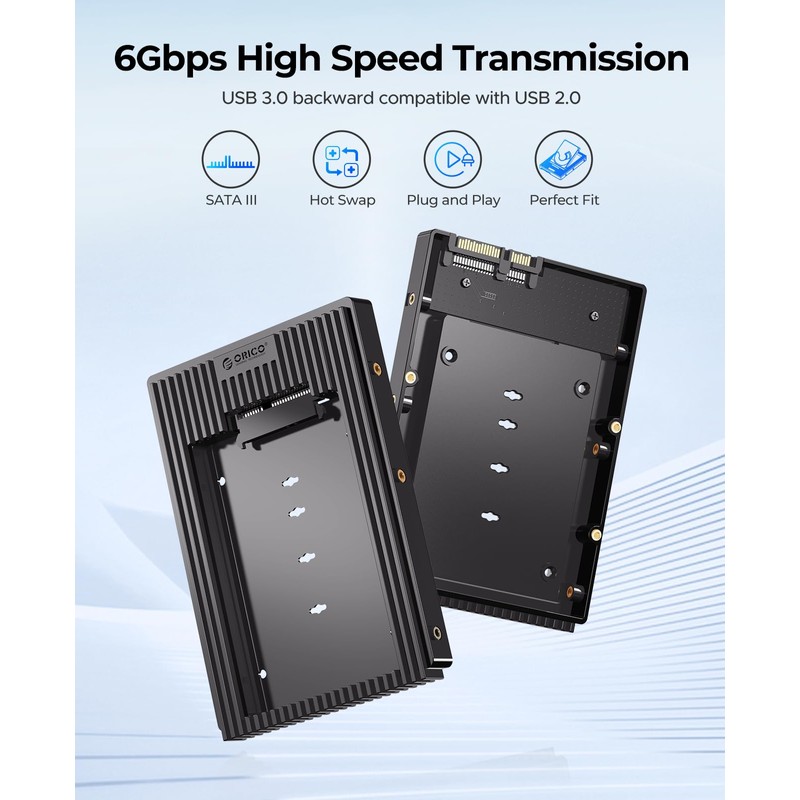 ORICO 2.5 3.5 Converter Mounter, 2.5" HDD/SSD to 3.5" Size