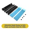MICRO CONNECTORS Connectors M.2 SSD Double-Sided Aluminum Heat Sink Kit