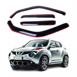 ZH Fits Nissan Juke 2011-2017 Side Window Visor Sun Rain Deflector Guard Thickened