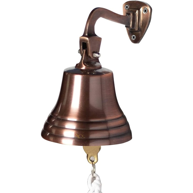 Wall Mounted Bell | Last Orders Bell with Rope Pull