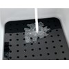 WENKO 2005571100 Sink mat Kristall Black - extra strong, square,