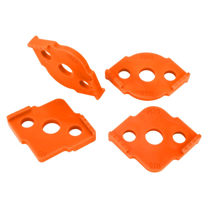 4PCS R Corner Templates Round Angle Radius Jig Routing Template