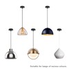 Zzcy Pack of 3 Cable Cover Ceiling Light Ceiling Canopy