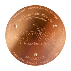 Erva Bird Bath Purification Disks, Copper, Pack of 4