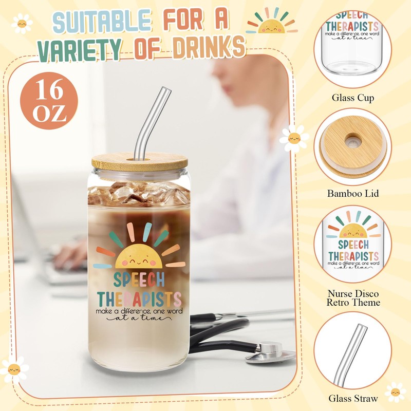 3 Pcs Speech Therapist Appreciation Gifts Set Included 16 oz